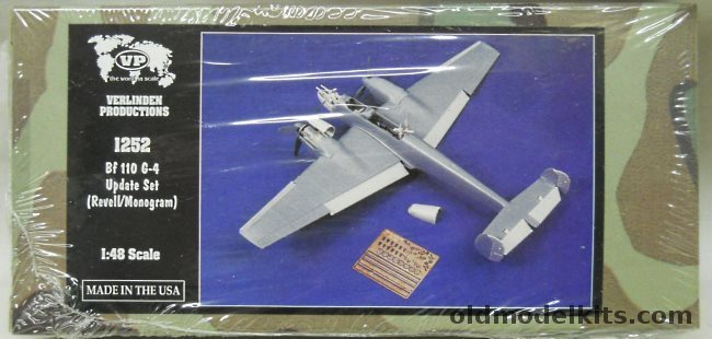 Verlinden 1/48 Bf-110 G-4 Update Set, 1252 plastic model kit